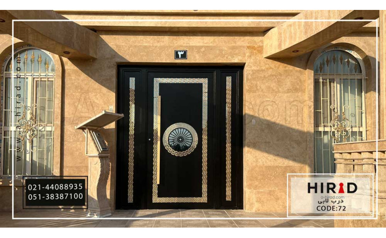 درب لابی فلزی طرح ورساچی 72